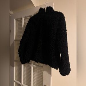 Shaggy Faux Fur Pullover Fleece